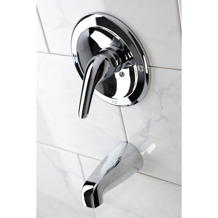 KB531LTO Single-Handle 2-Hole Wall Mount Tub and Shower Faucet Tub Only, Polished Chrome