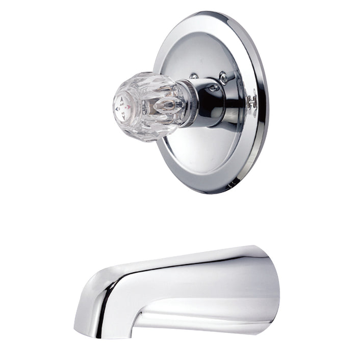 KB531TO Single-Handle 2-Hole Wall Mount Tub and Shower Faucet Tub Only, Polished Chrome