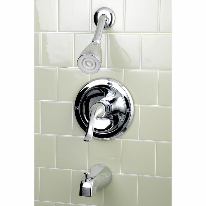 Kingston Tulare KB5531YL - Yosemite Single-Handle Tub and Shower Faucet, Polished Chrome