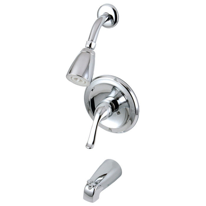 Kingston Tulare KB5531YL - Yosemite Single-Handle Tub and Shower Faucet, Polished Chrome