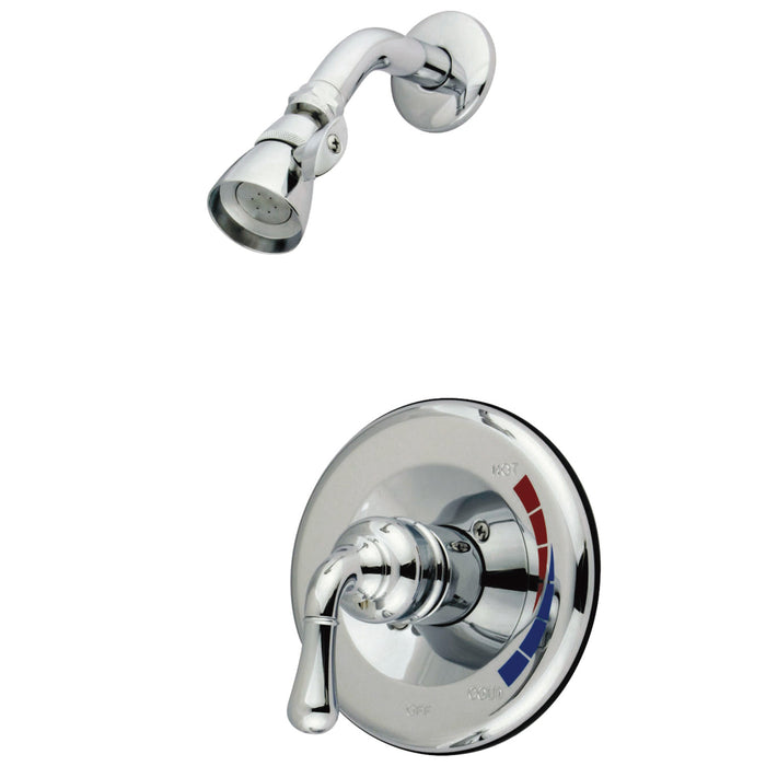 Kingston Magellan KB631SO Single-Handle Pressure Balanced Shower Faucet, Polished Chrome