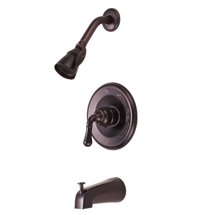 Magellan KB635T Single-Handle 3-Hole Wall Mount Tub and Shower Faucet Trim Only, Oil Rubbed Bronze