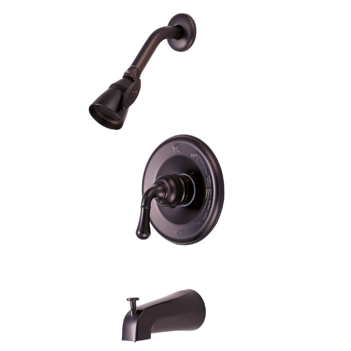 Magellan KB635 Single-Handle 3-Hole Wall Mount Tub and Shower Faucet, Oil Rubbed Bronze