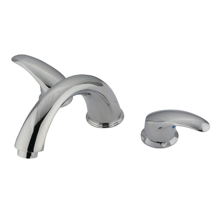 Kingston KB6361LL Two-Handle 3-Hole Deck Mount Roman Tub Faucet, Polished Chrome