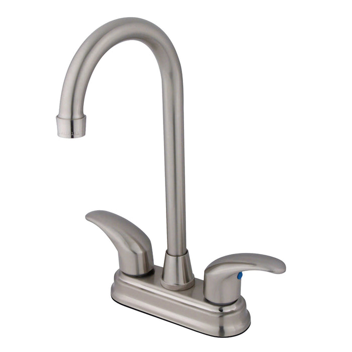 Legacy KB6498LL Two-Handle 2-Hole Deck Mount Bar Faucet, Brushed Nickel