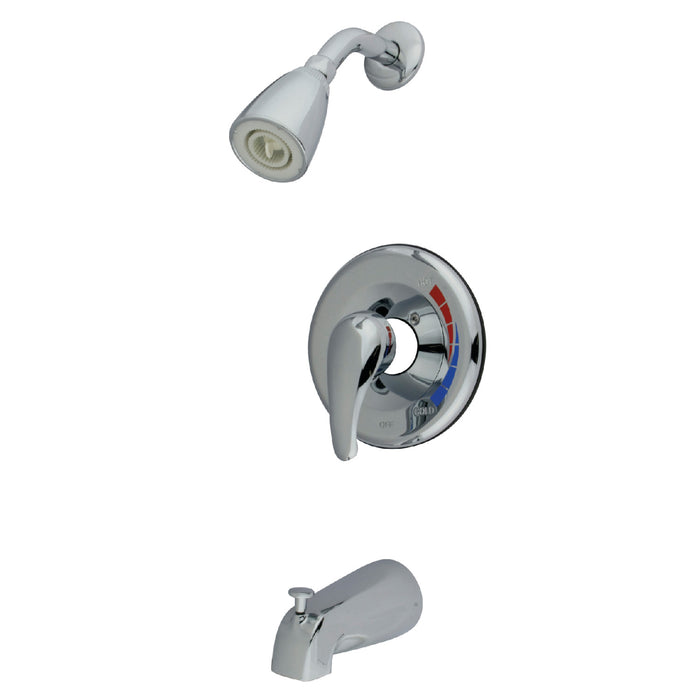 Chatham KB651T Single-Handle 3-Hole Wall Mount Tub and Shower Faucet Trim Only, Polished Chrome