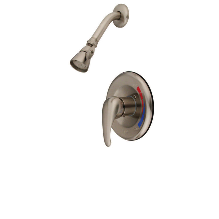 Chatham KB658SO Single-Handle 2-Hole Wall Mount Shower Faucet, Brushed Nickel