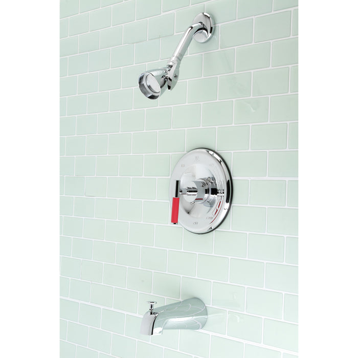 Kaiser KB6631CKL Single-Handle Wall Mount Tub and Shower Faucet, Polished Chrome