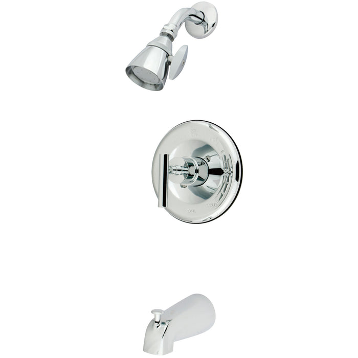 Manhattan KB6631CML Single-Handle 3-Hole Wall Mount Tub and Shower Faucet, Polished Chrome