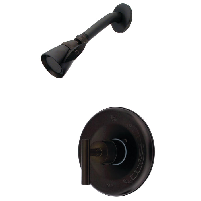 Manhattan KB6635CMLSO Single-Handle 2-Hole Wall Mount Shower Faucet, Oil Rubbed Bronze