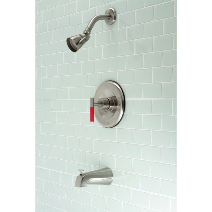 Kaiser KB6638CKL Single-Handle Wall Mount Tub and Shower Faucet, Brushed Nickel