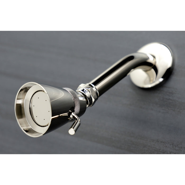 Vintage KB666AL Two-Handle 4-Hole Wall Mount Tub and Shower Faucet, Polished Nickel
