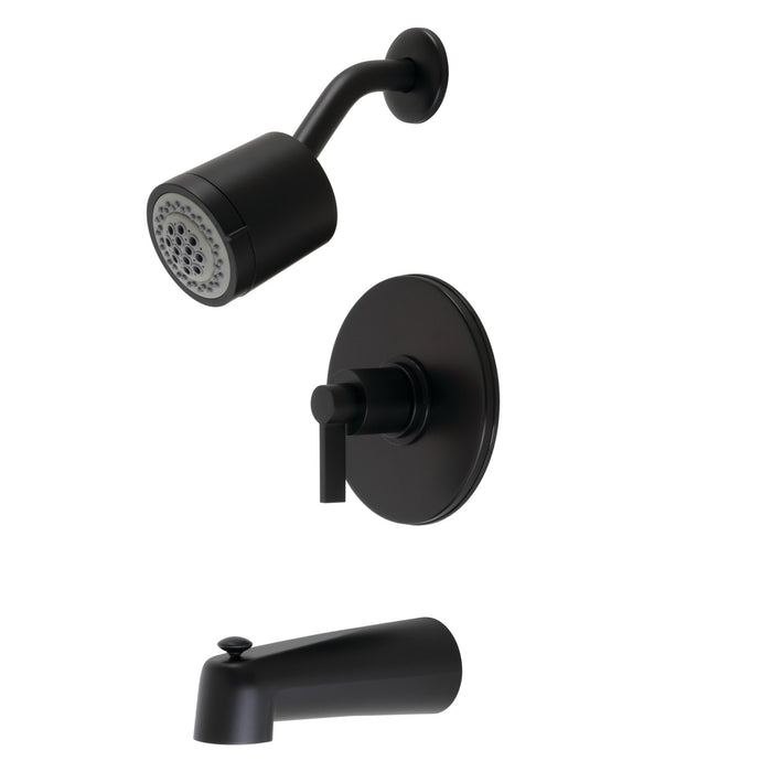 Kingston Sona KB6690NDL - NuvoFusion Single-Handle Pressure Balanced Tub and Shower Faucet, Matte Black