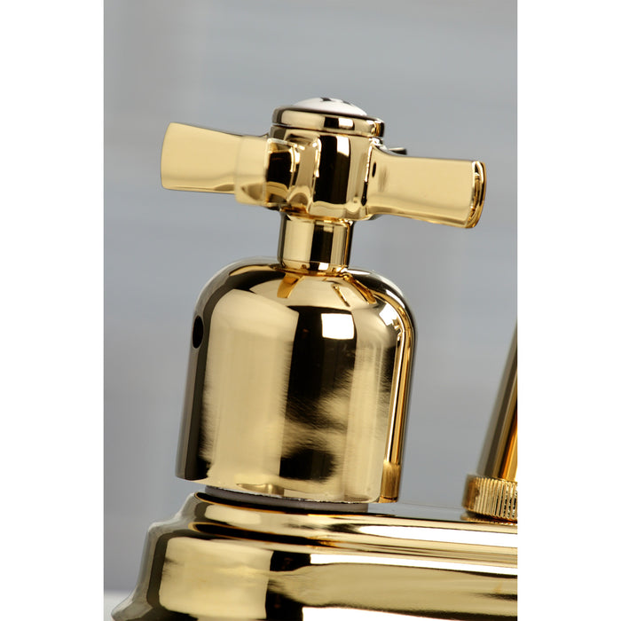 Millennium KB8492ZX Two-Handle 2-Hole Deck Mount Bar Faucet, Polished Brass