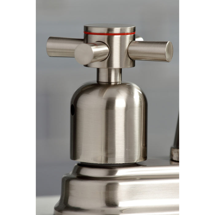 Concord KB8498DX Two-Handle 2-Hole Deck Mount Bar Faucet, Brushed Nickel