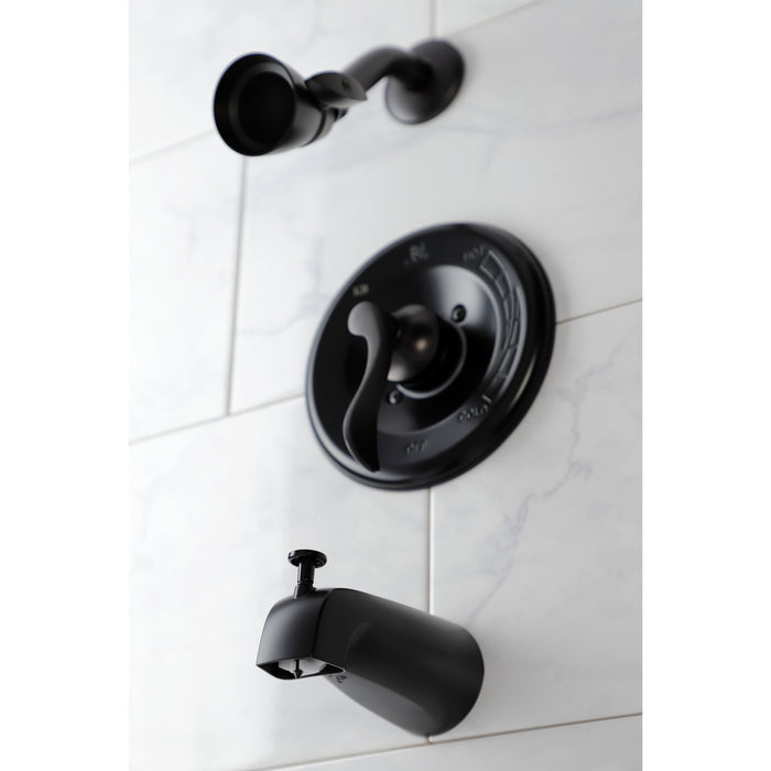 NuWave KB8635DFL Single-Handle 3-Hole Wall Mount Tub and Shower Faucet, Oil Rubbed Bronze