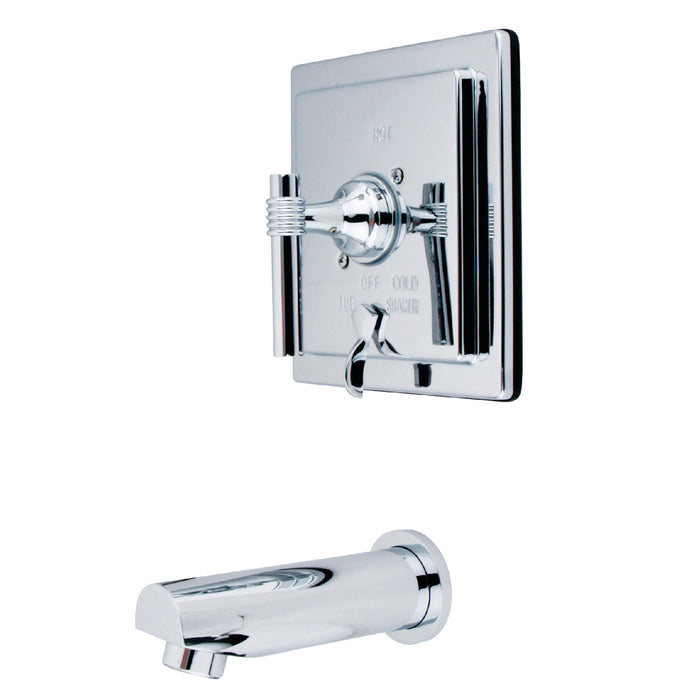 KB86510MLTO Single-Handle 2-Hole Wall Mount Tub and Shower Faucet Tub Only, Polished Chrome
