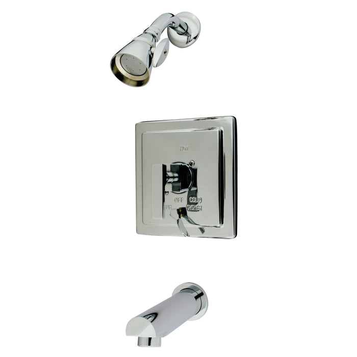Executive KB86510QLL Single-Handle 3-Hole Wall Mount Tub and Shower Faucet, Polished Chrome