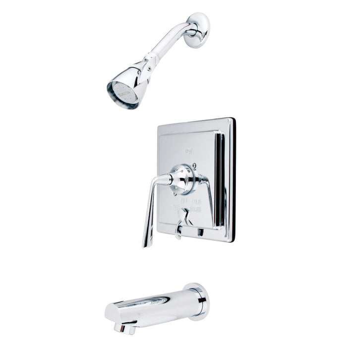 Silver Sage KB86510ZL Single-Handle 3-Hole Wall Mount Tub and Shower Faucet, Polished Chrome