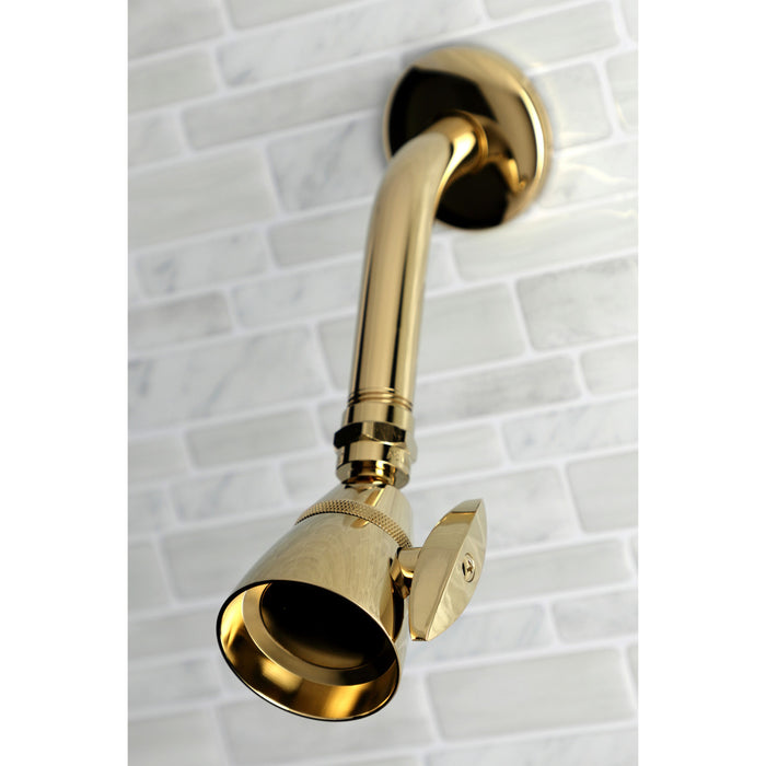 Kingston Sona KB86520DFLSingle-Handle Pressure Balanced Tub and Shower Faucet, Polished Brass