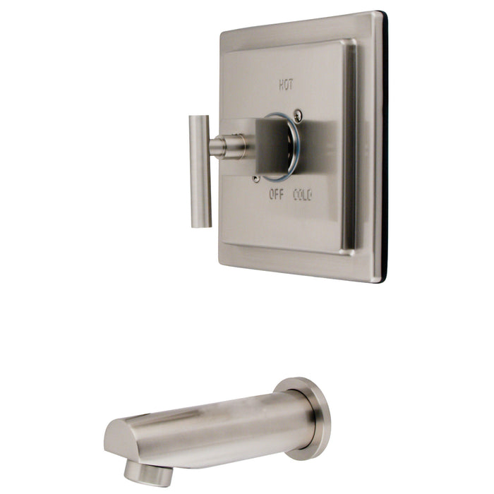 KB8658CQLTO Single-Handle 2-Hole Wall Mount Tub and Shower Faucet Tub Only, Brushed Nickel