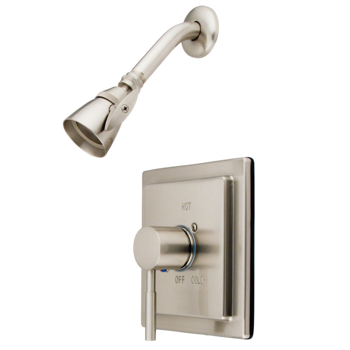 Concord KB8658DLSO Single-Handle 2-Hole Wall Mount Shower Faucet, Brushed Nickel
