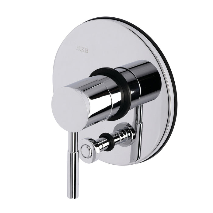 KB86910DLLST Single-Handle 1-Hole Wall Mount Tub and Shower Faucet Valve and Trim Only, Polished Chrome