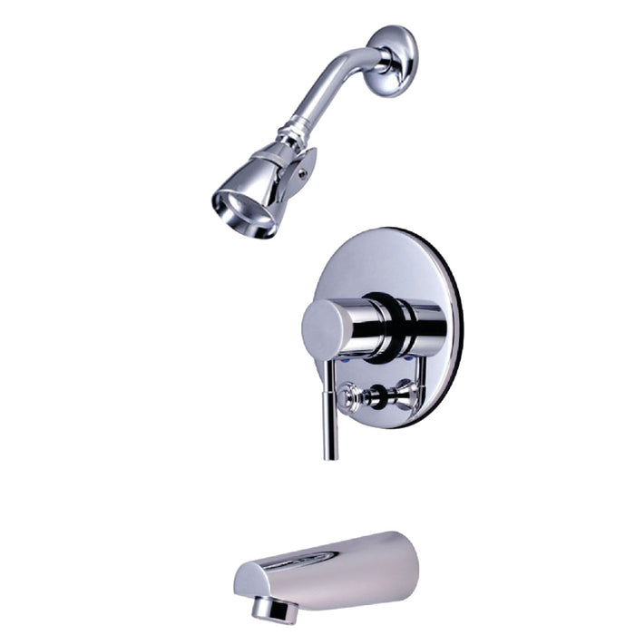 Concord KB86910DL Single-Handle 3-Hole Wall Mount Tub and Shower Faucet, Polished Chrome