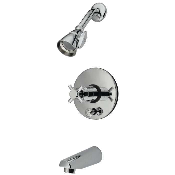 Concord KB86910DX Single-Handle 3-Hole Wall Mount Tub and Shower Faucet, Polished Chrome