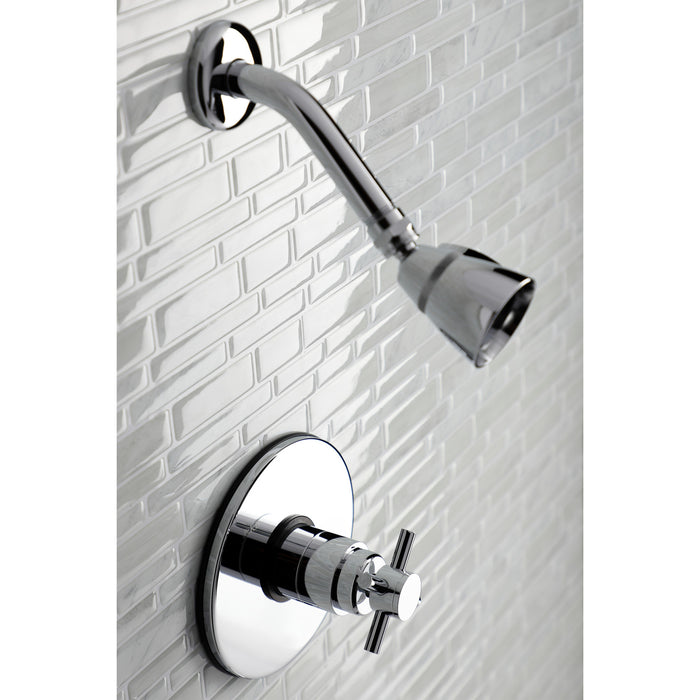 KB8691DXSO Single-Handle 2-Hole Wall Mount Shower Faucet, Polished Chrome