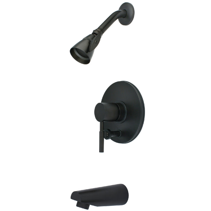 Concord KB86950DL Single-Handle 3-Hole Wall Mount Tub and Shower Faucet, Oil Rubbed Bronze