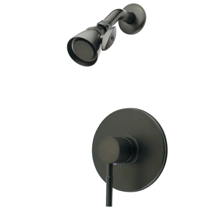 Concord KB8695DLSO Single-Handle 2-Hole Wall Mount Shower Faucet, Oil Rubbed Bronze