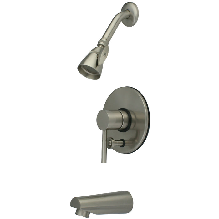 Concord KB86980DL Single-Handle 3-Hole Wall Mount Tub and Shower Faucet, Brushed Nickel