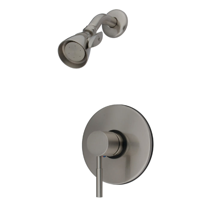 Concord KB8698DLSO Single-Handle 2-Hole Wall Mount Shower Faucet, Brushed Nickel