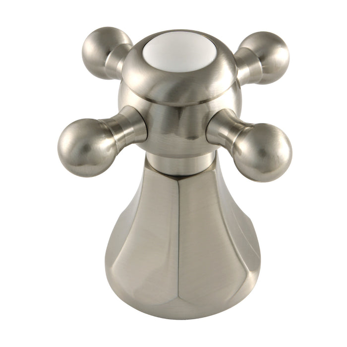 Kingston KBDH4468BX Metal Cross Handle, Diverter for Tub and Shower Faucet, Brushed Nickel