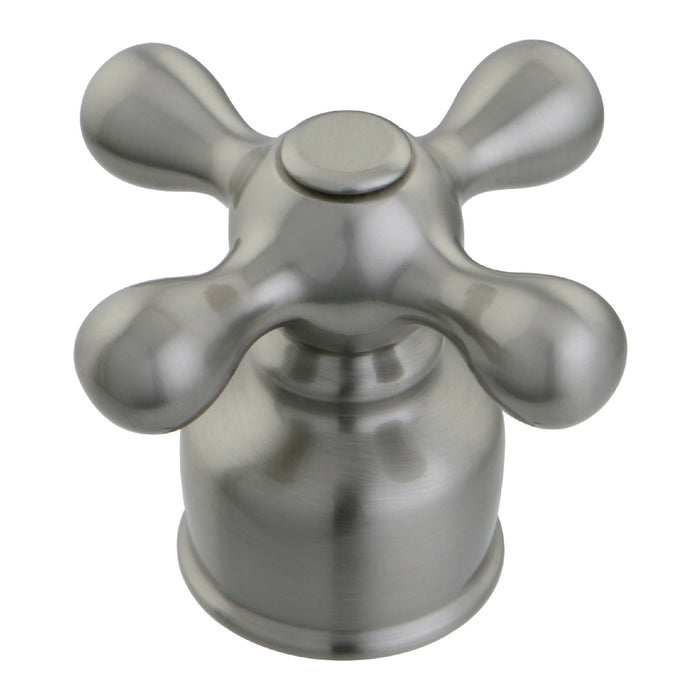 Kingston KBDH608AX Brass Cross Handle, Diverter for Tub and Shower Faucet, Brushed Nickel