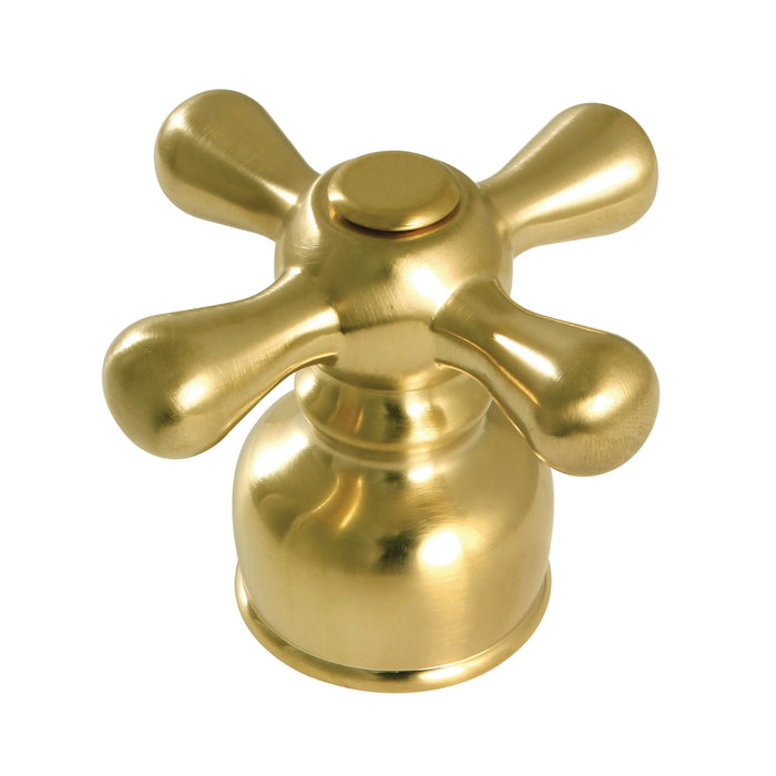 Kingston KBDH727AXSB Zinc Alloy Cross Handle, Diverter for Tub and Shower Faucet, Brushed Brass