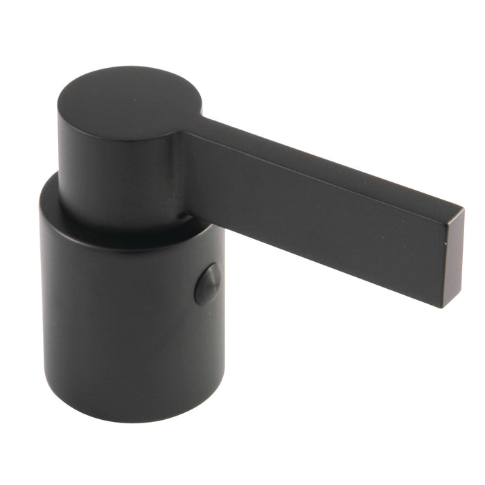 Kingston NuvoFusion KBDH8660NDL Metal Lever Handle, Diverter for Tub and Shower Faucet, Matte Black