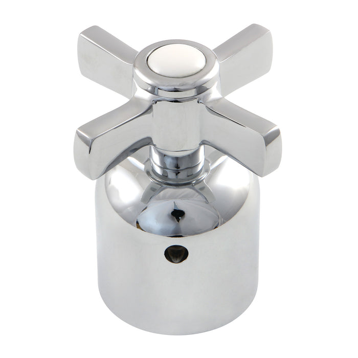 Kingston Millennium KBDH8961ZX Metal Cross Handle, Diverter for Tub and Shower Faucet, Polished Chrome