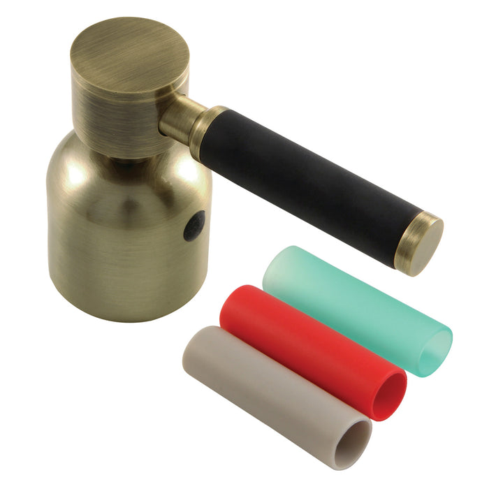 Kingston Kaiser KBDH8963DKL Metal Lever Handle, Diverter for Tub and Shower Faucet, Antique Brass