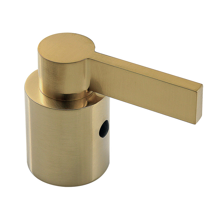 Kingston KBDH8967NDL Zinc Alloy Lever Handle, Diverter for Tub and Shower Faucet, Brushed Brass
