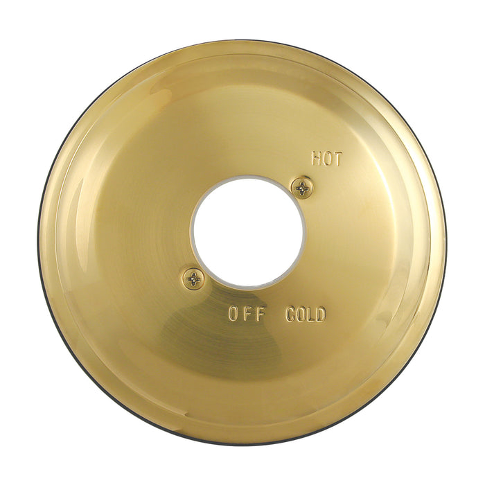 Kingston KBE3637 Shower Escutcheon Plate, Brushed Brass