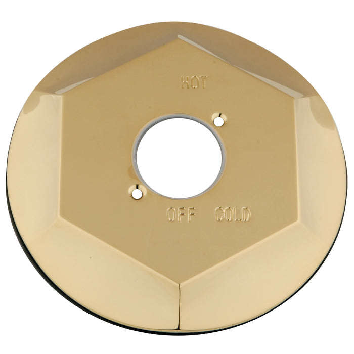 Kingston KBE4632 Shower Escutcheon Plate, Polished Brass