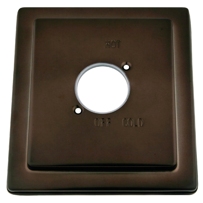 Stylobate KBE8655 Brass Escutcheon Plate, Oil Rubbed Bronze