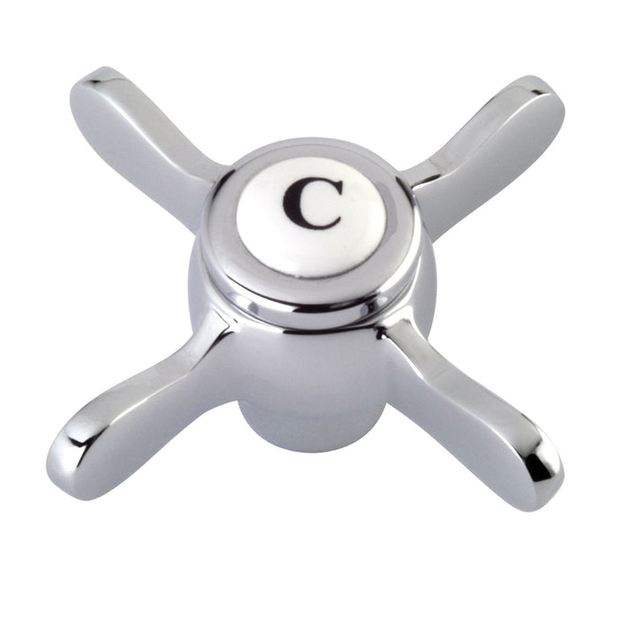 Kingston Essex KBH1601BEXC Brass Cross Handle (Cold Side), Polished Chrome