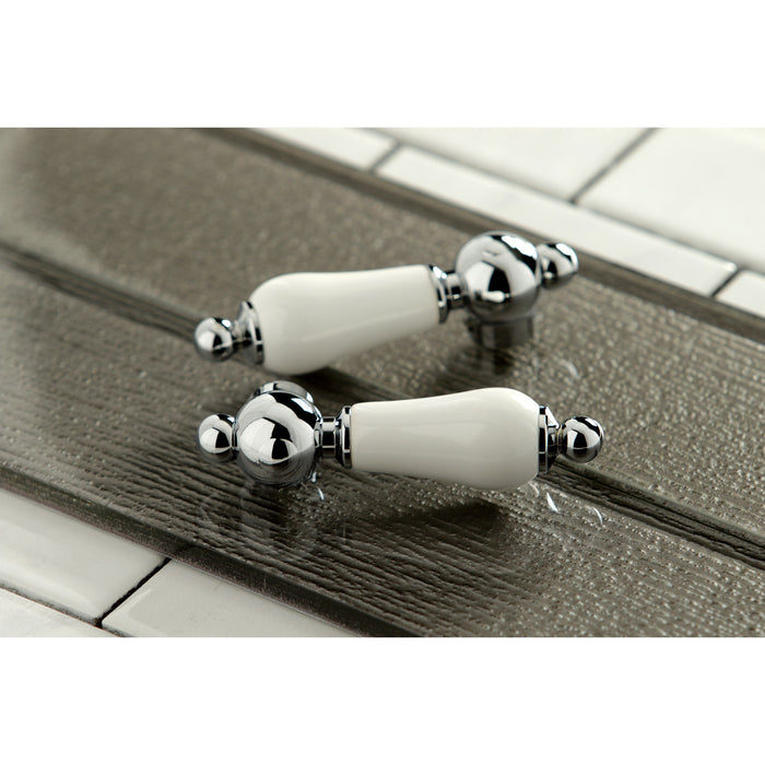 KBH1601PL Porcelain Lever Handle, Polished Chrome