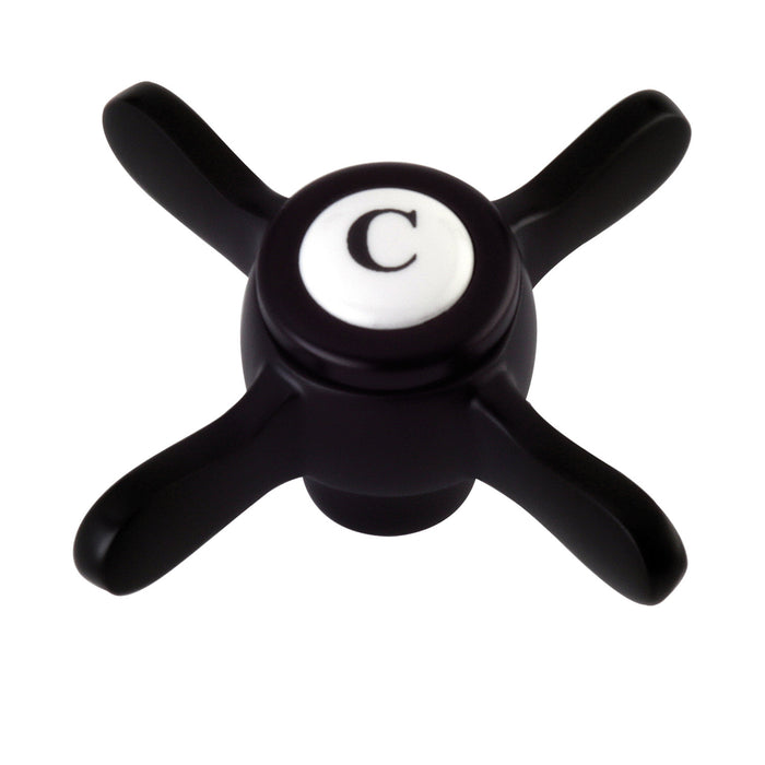 Kingston Essex KBH1605BEXC Brass Cross Handle (Cold Side), Oil Rubbed Bronze