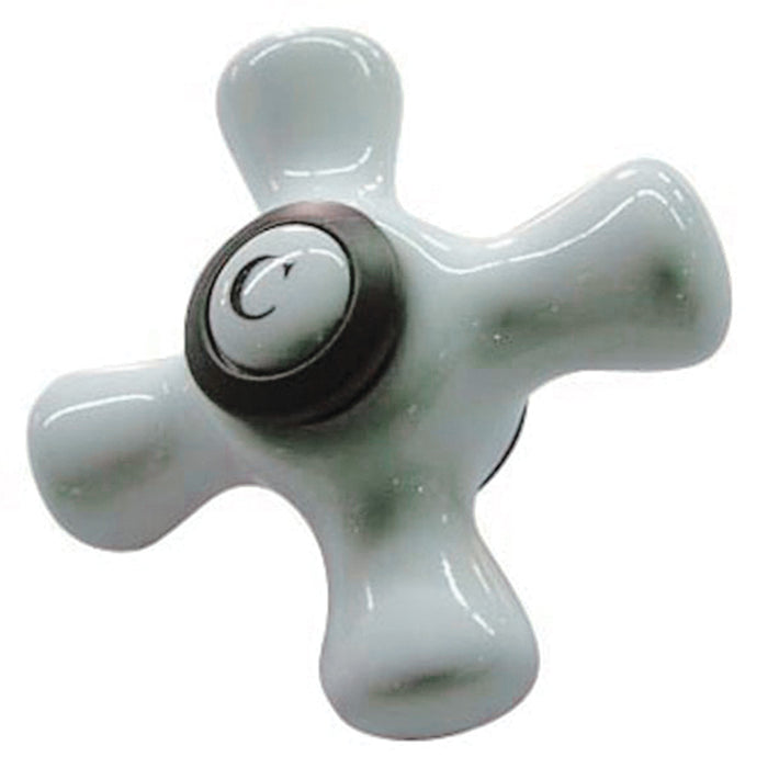 Kingston KBH1605PXC Porcelain Cross Handle (Cold Side), Oil Rubbed Bronze