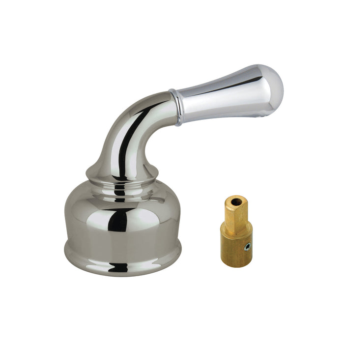 KBH1637 Metal Lever Handle, Brushed Nickel/Polished Chrome