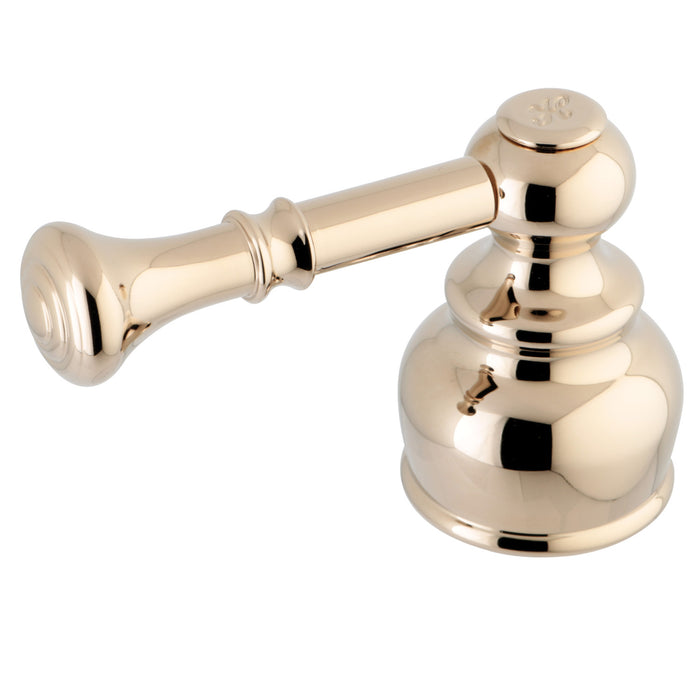 Kingston KBH2602NLH Zinc Alloy Lever Handle (Hot Side), Polished Brass